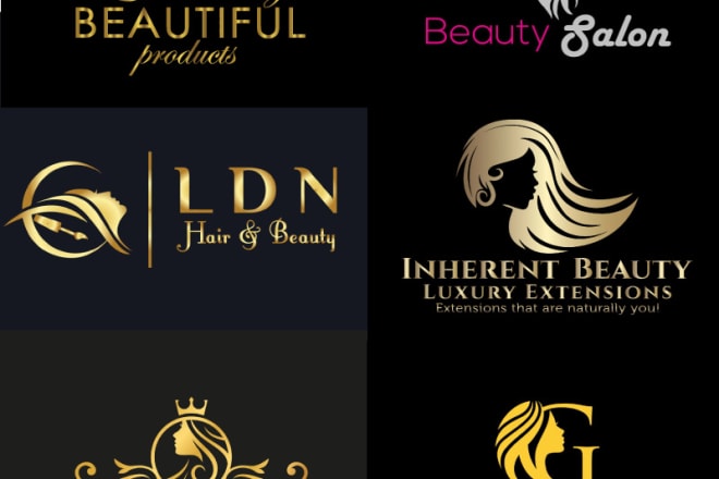 I will design skincare, beauty salon, photography, letter mark logo