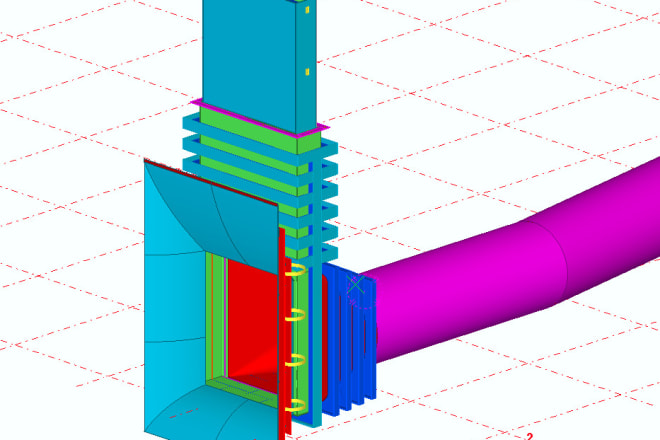 I will design steel structures and shop drawings on tekla