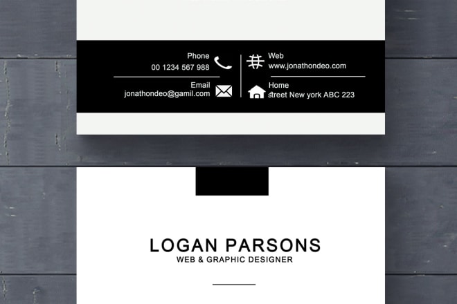 I will design top rated business card