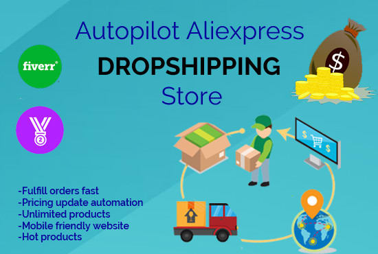 I will design turnkey autopilot dropshipping store ready for sales