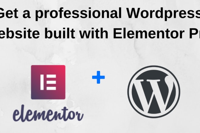 I will design wordpress website with elementor pro page builder