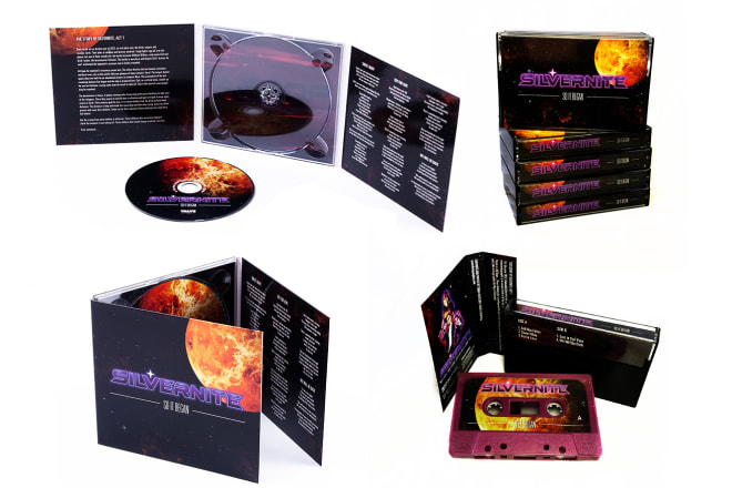 I will design your cd or cassette case layout