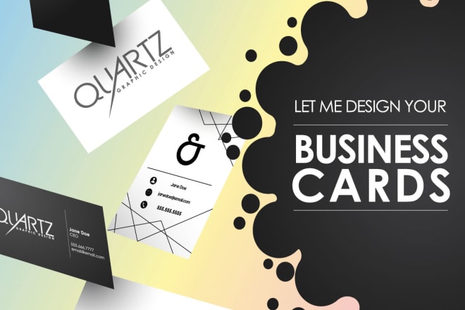 I will design your creative business cards