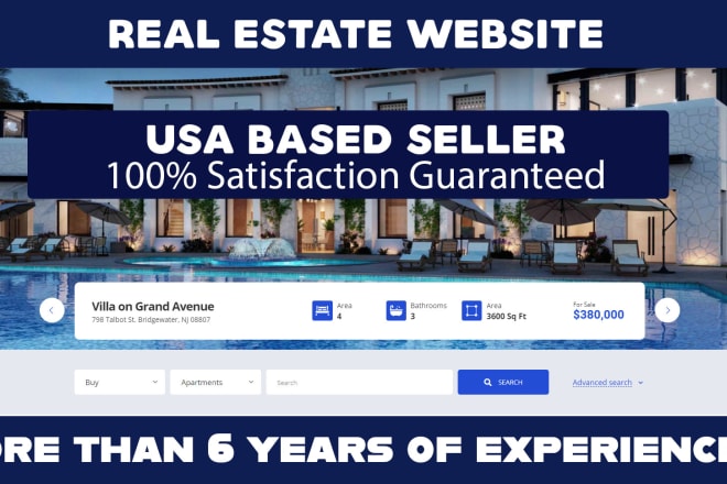 I will design your real estate website