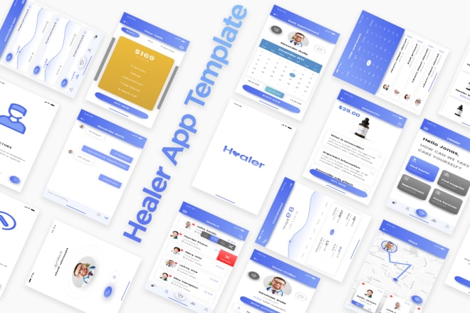 I will develop find doctor booking pharmacy on demand app healer template