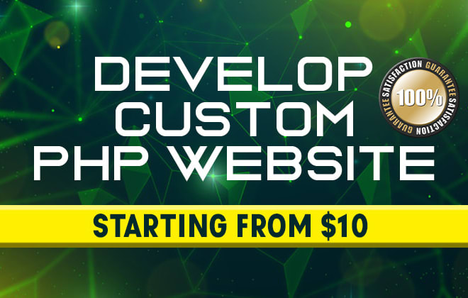 I will develop full php website