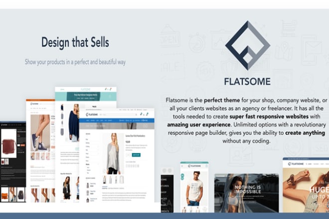 I will develop woocommerce website use flatsome theme