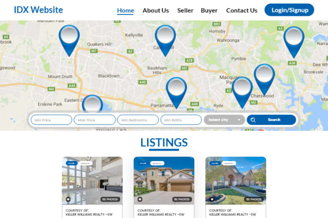 I will develop your real estate website in wordpress with idx