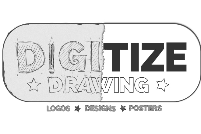 I will digitize your drawings to create professional vector designs