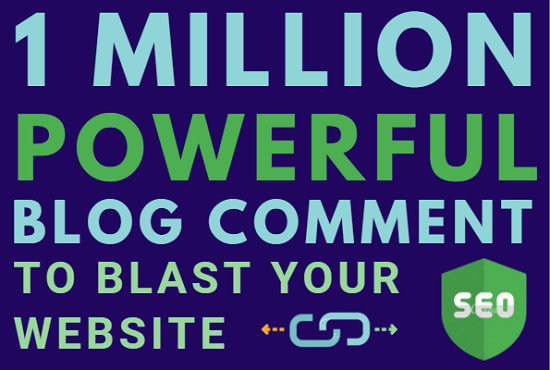 I will do 1 million blog comment blast SEO live check backlinks