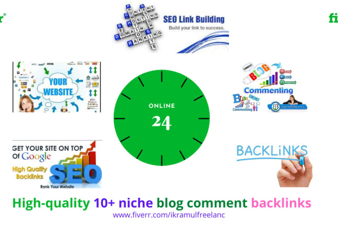 I will do 10 niche backlinks approved blog commenting off page seo