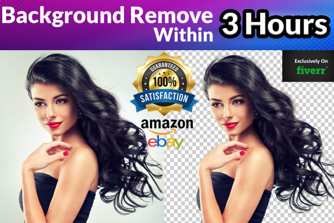 I will do 100 images background removal, white or transparent and cut out images