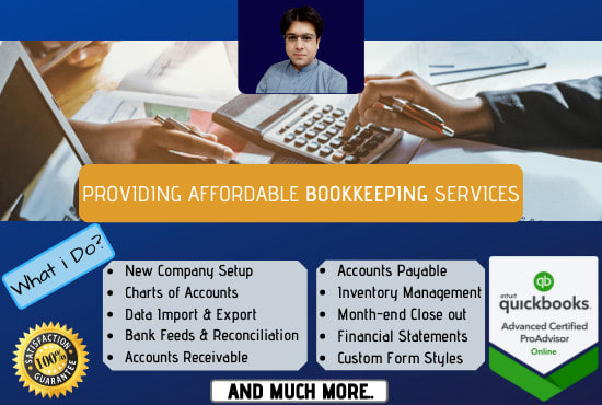 I will do accurate accounting and bookkeeping in quickbooks online