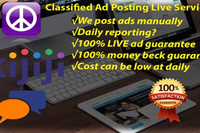 I will do ad posting service on all USA classified sites