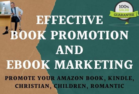 I will do amazon book promotion, kindle, ebook marketing, audiobook