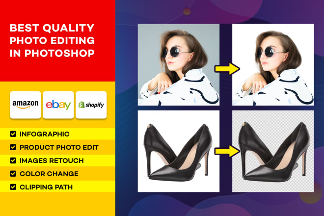 I will do best quality product photo editing in photoshop