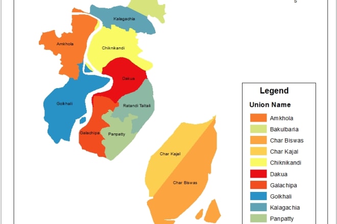 I will do cartography with gis mapping in arcgis