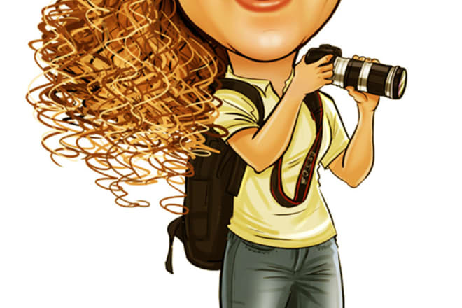 I will do cartoon caricature for you in 24 hour