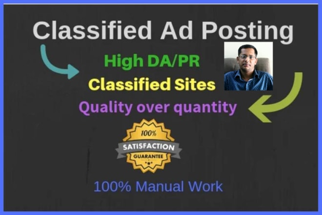 I will do classified ad posting in top classified sites