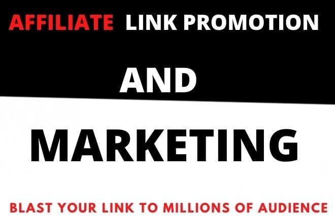 I will do clickbank affiliate link promotion,affiliate marketing, affiliate link pro