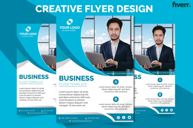 I will do creative flyer design within express delivery