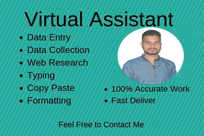 I will do data entry, copy paste, web research, excel data entry
