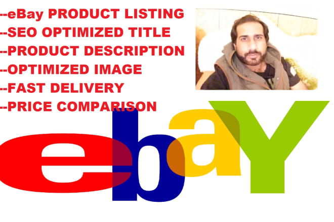 I will do ebay product listing for you