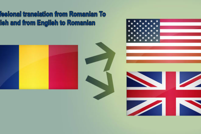 I will do english to romanian and romanian to english translation