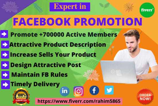 I will do facebook marketing and promotion to targeted location