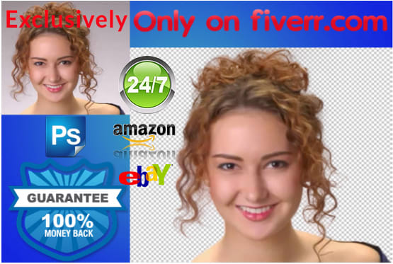 I will do fast image background removal transparent white color change ghost mannequin