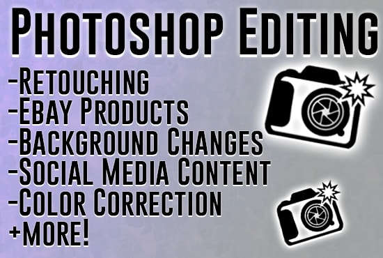 I will do fast photoshop editing retouching service