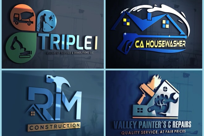 I will do home remodeling, handyman and plumbing logo