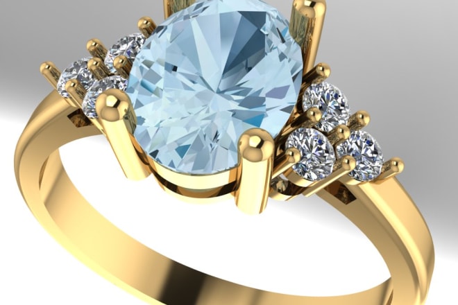 I will do jewelry cad design for 3d printing and rendering for you