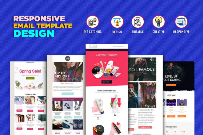 I will do mailchimp template design, email marketing and automation, html template