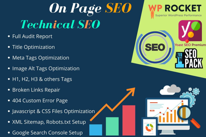I will do onpage SEO and fix technical issues of website