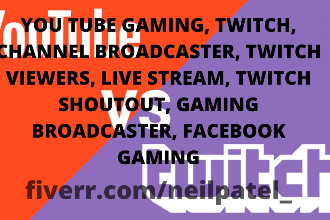 I will do organic promotion for twitch channel, live stream, fb gaming to boost traffic