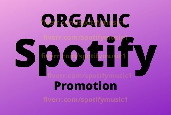 I will do organic spotify promotion streams and monthly listenets