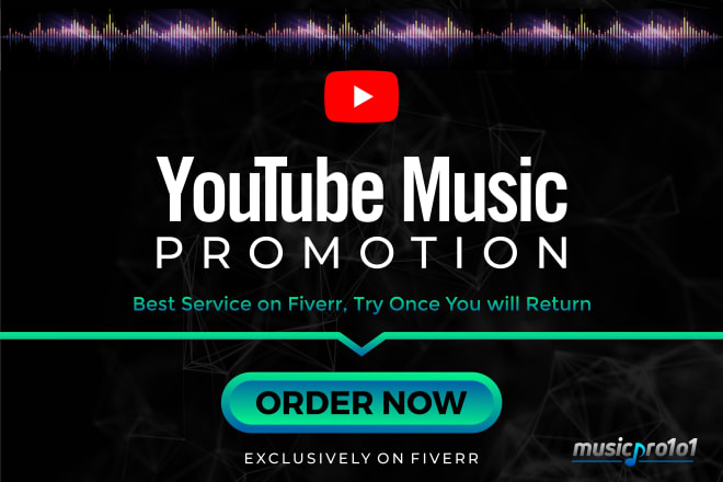 I will do organic youtube music video promotion