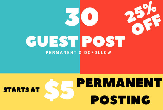 I will do premium guest post and blogger outreach service