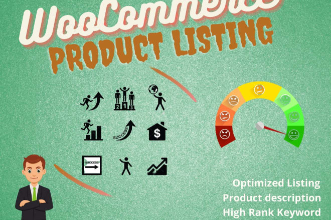 I will do product listing of your woocommerce website