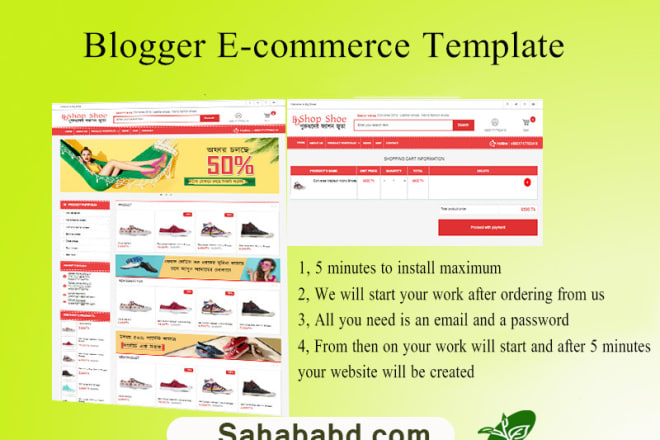 I will do seo for your website blogspot ecommerce template