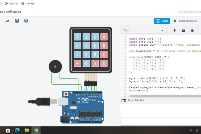 I will do simulation on tinkercad and proteus with arduino programming