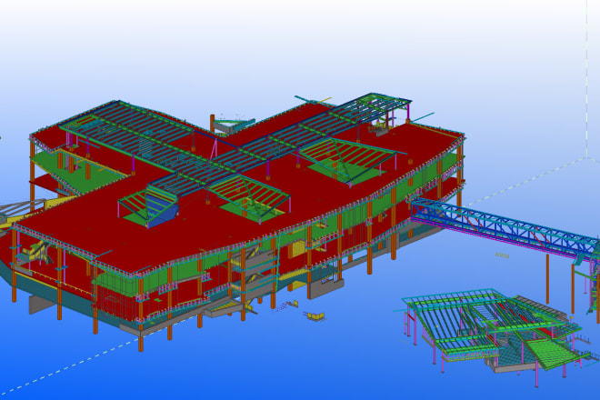 I will do tekla steel structure modeling and detailing