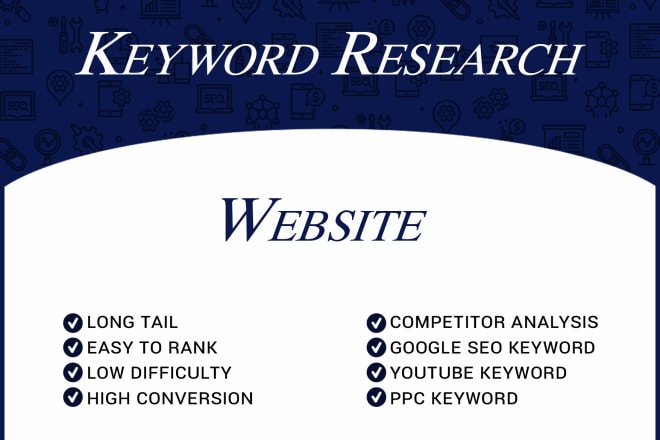 I will do the best keyword research for SEO and competitor analysis