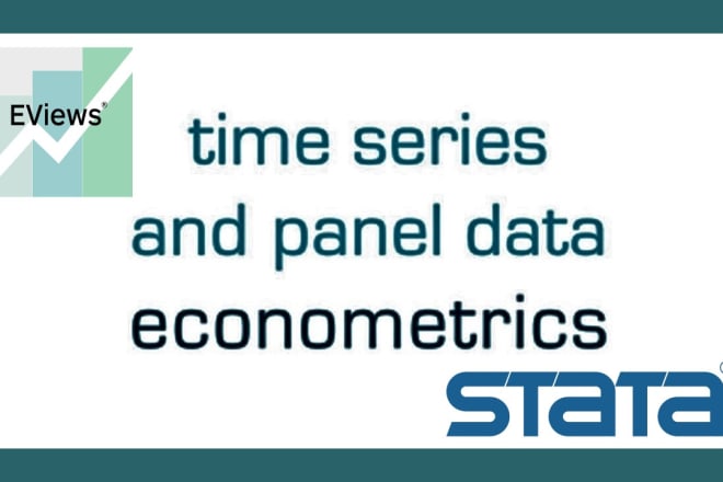 I will do time series and panel data analysis with stata or eviews