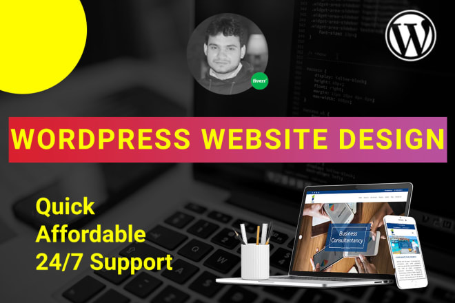 I will do web design, build wordpress website, custom web design