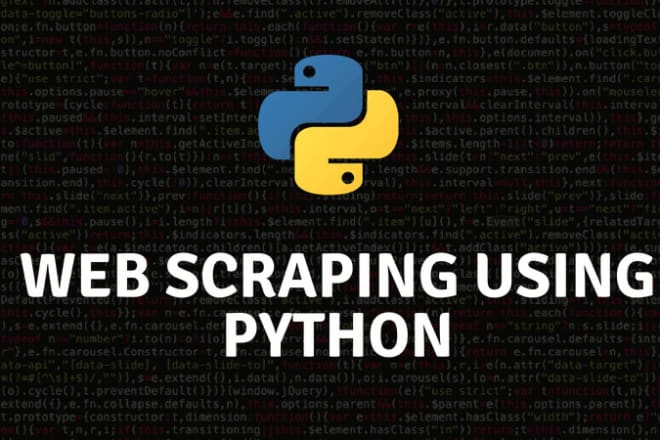 I will do web scraping in python scrapy framework