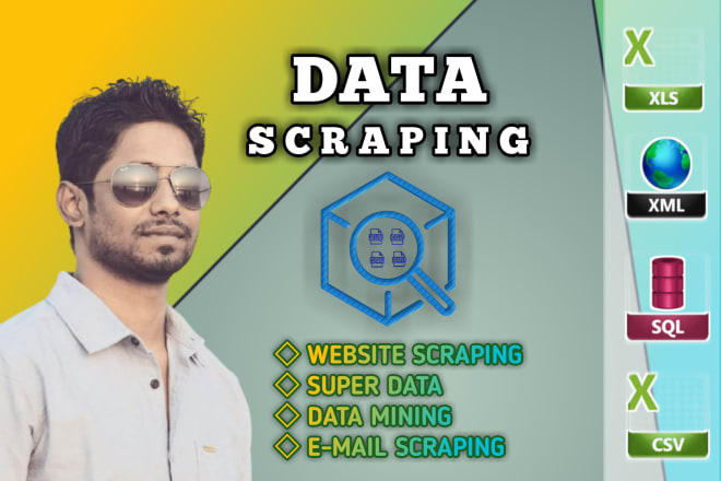 I will do web scraping,data mining,data collect from website