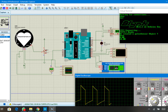 I will do your electronics and arduino simulation on proteus and matlab simulink