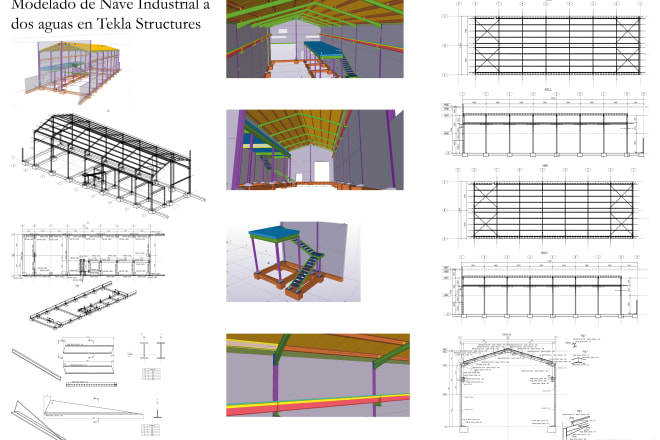 I will do your projects cad and bim steel structures with tekla